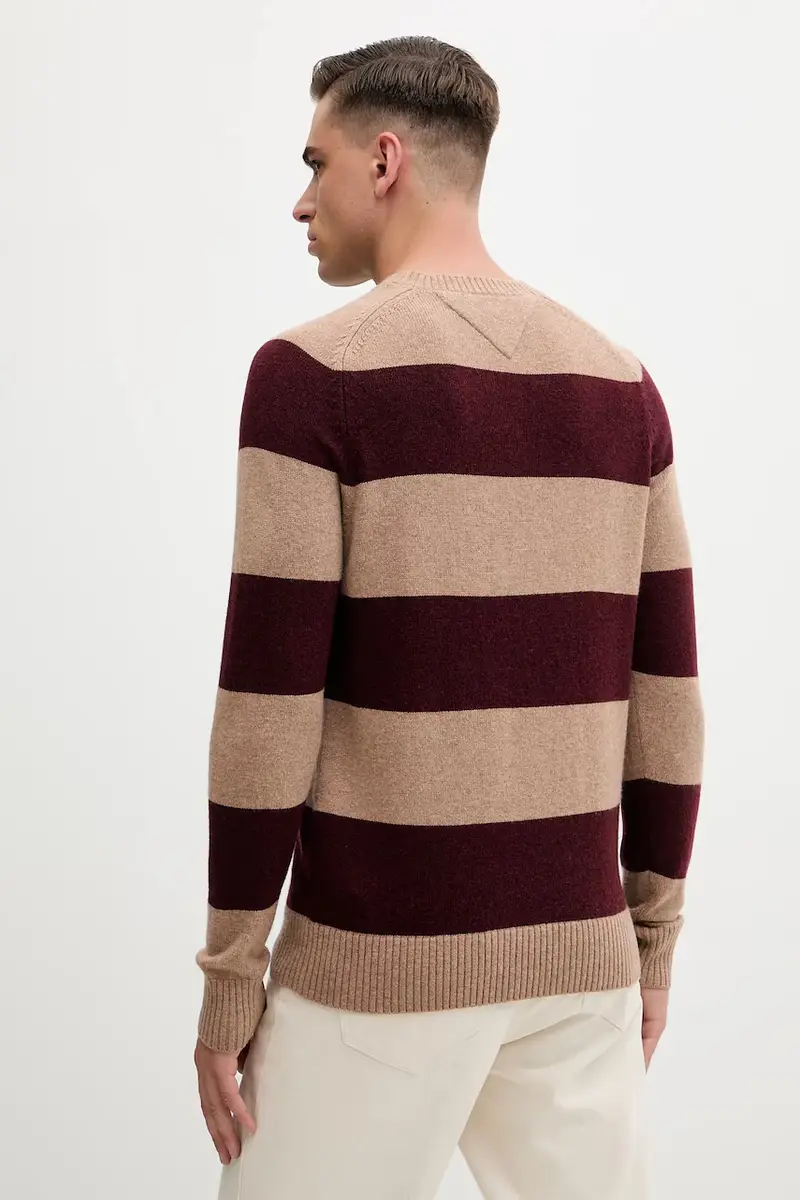 maglione uomo colore marrone MW0MW36535 miniatura 3