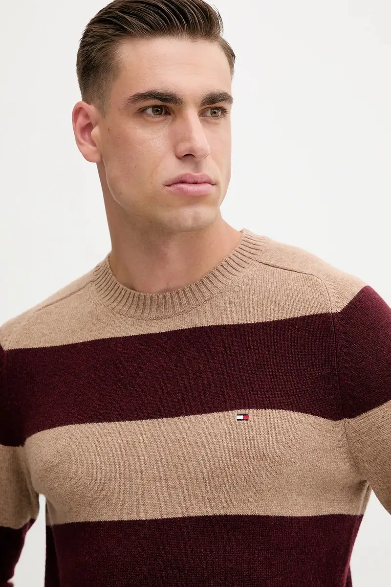 maglione uomo colore marrone MW0MW36535 miniatura 4