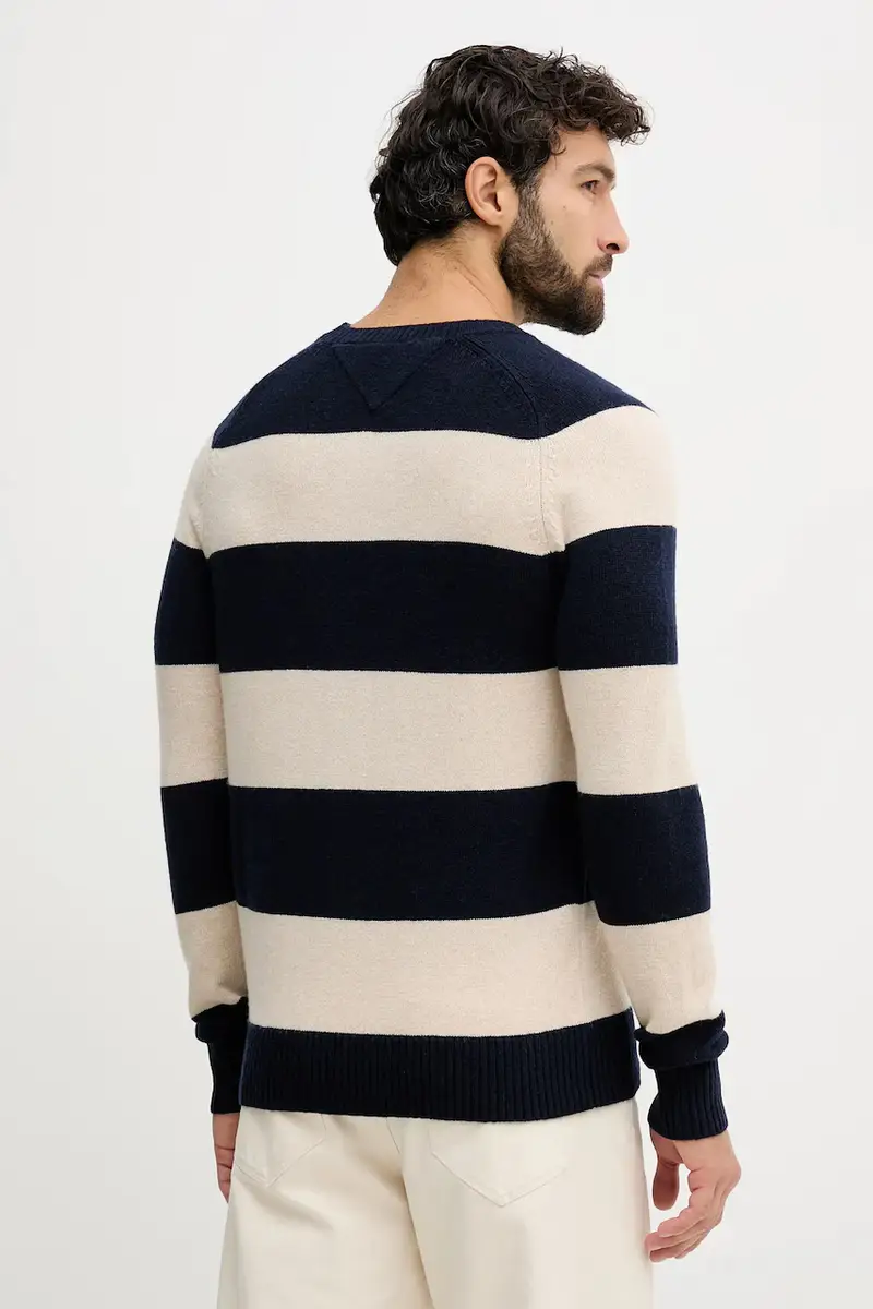 maglione uomo colore nero MW0MW36535 Blu navy miniatura 3