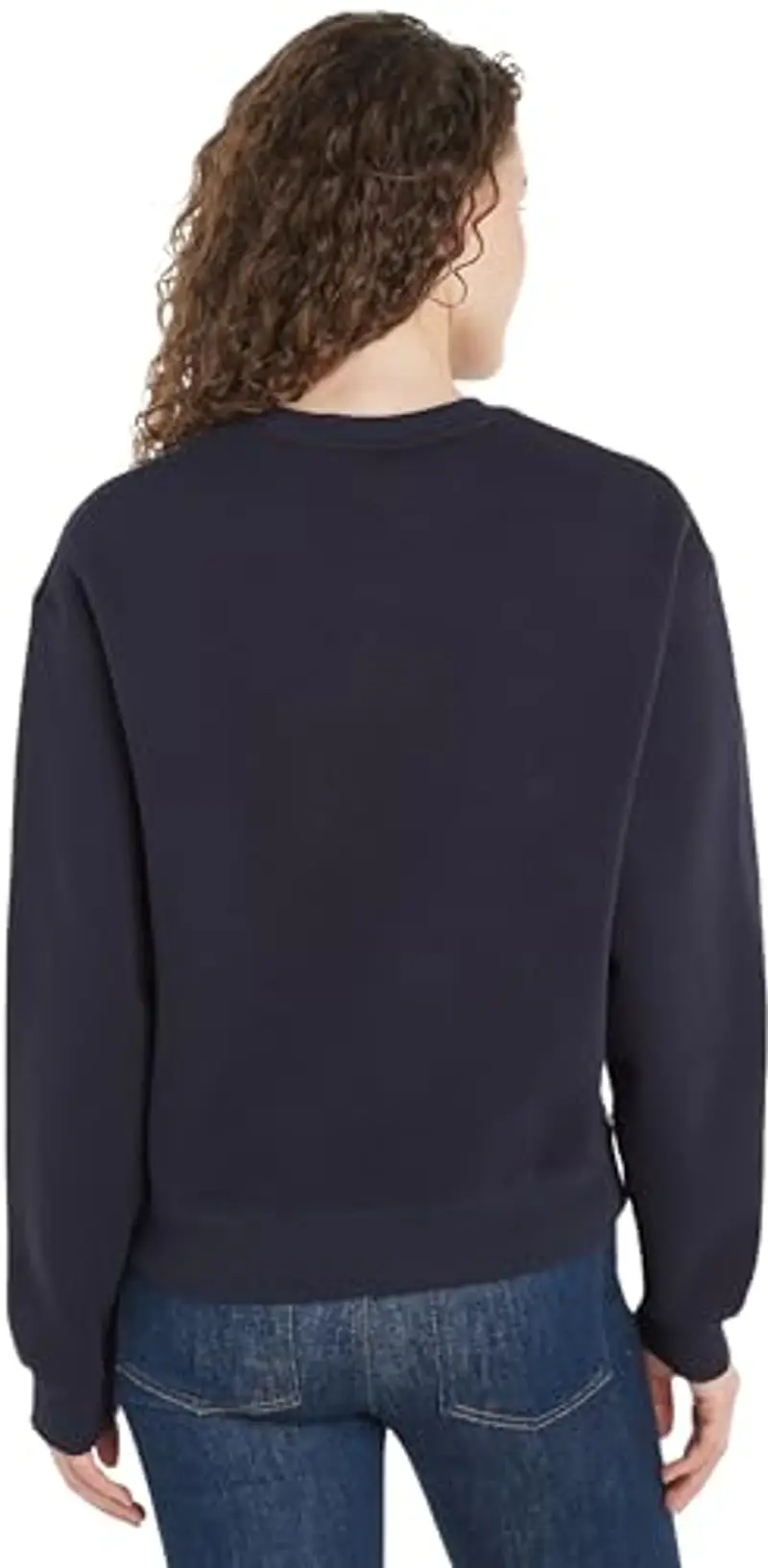 Tommy Hilfiger Mdrn Reg Corp Logo C-Nk Swtshrt Ww0Ww39791, Felpa, Donna, Blu (Desert Sky), XL miniatura 2