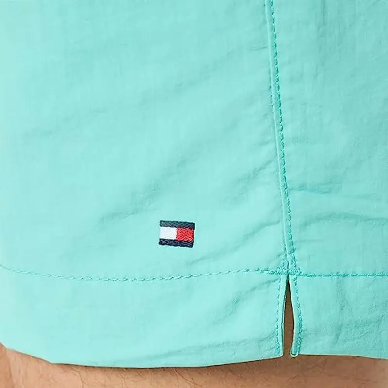 Tommy Hilfiger Medium Drawstring Um0um02793, Coulisse media Uomo, Verde (Light Jade Green), L miniatura 2