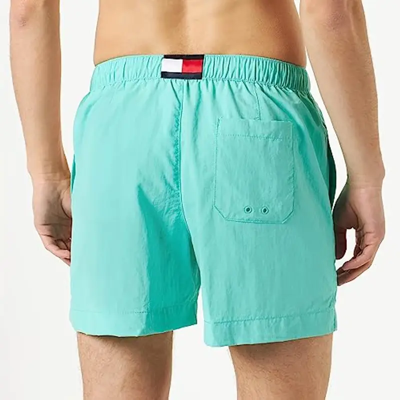 Tommy Hilfiger Medium Drawstring Um0um02793, Coulisse media Uomo, Verde (Light Jade Green), L miniatura 3