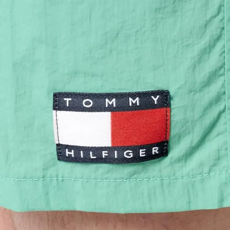 Tommy Hilfiger Medium Drawstring Um0Um03455, Costume da Bagno, Uomo, Verde (Fort Green), L miniatura 2