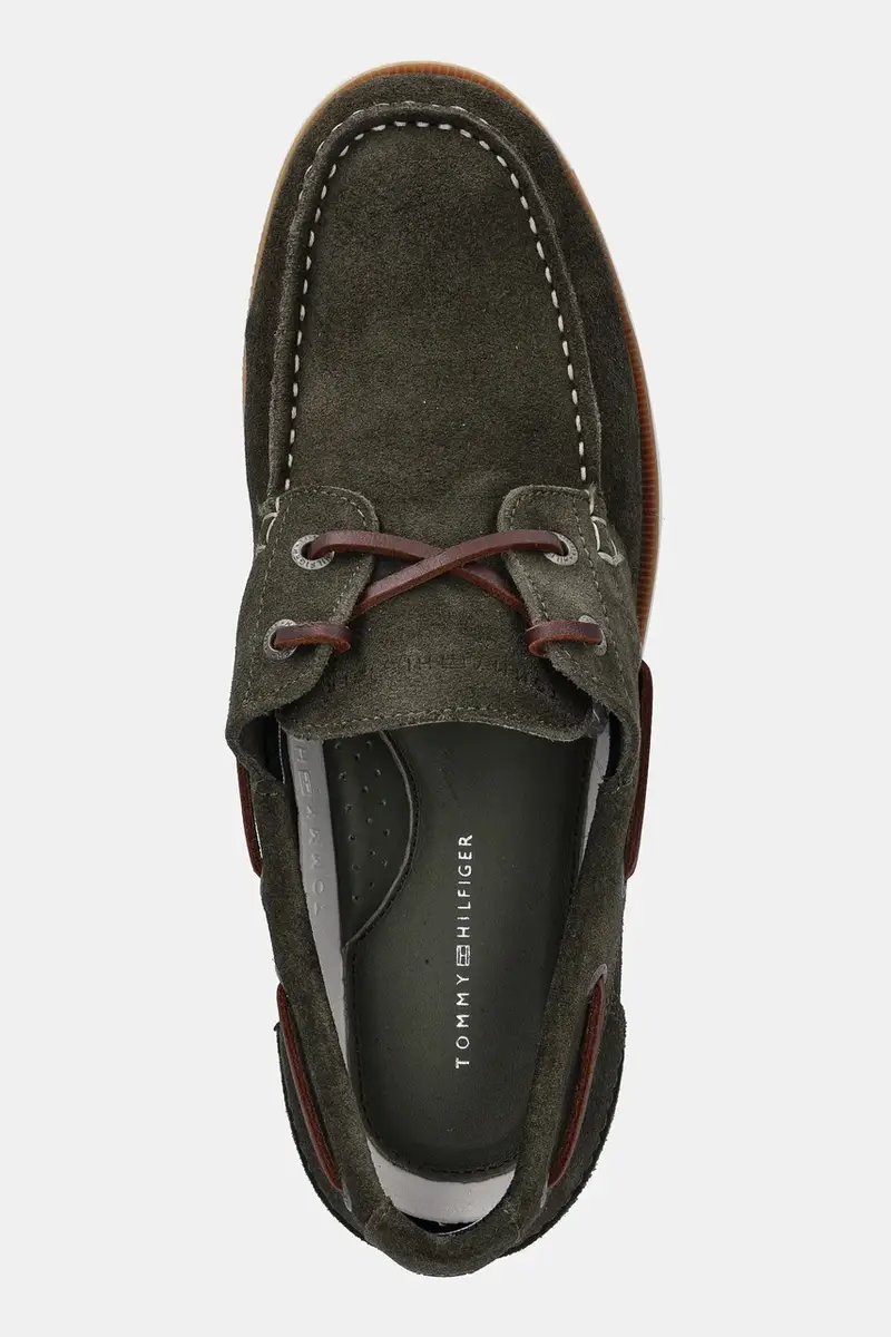 Tommy Hilfiger Mocassini Uomo Verde 3158963 miniatura 4