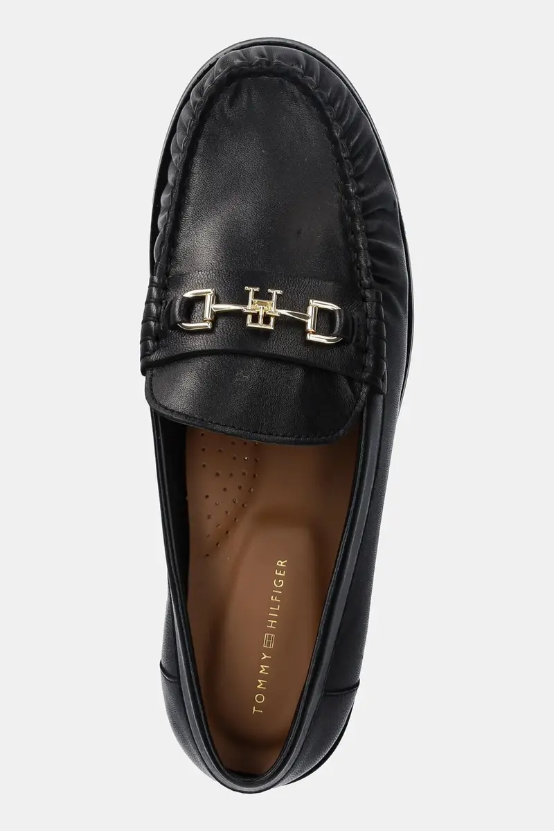 Tommy Hilfiger Mocassini Donna Nero 3435401 miniatura 4