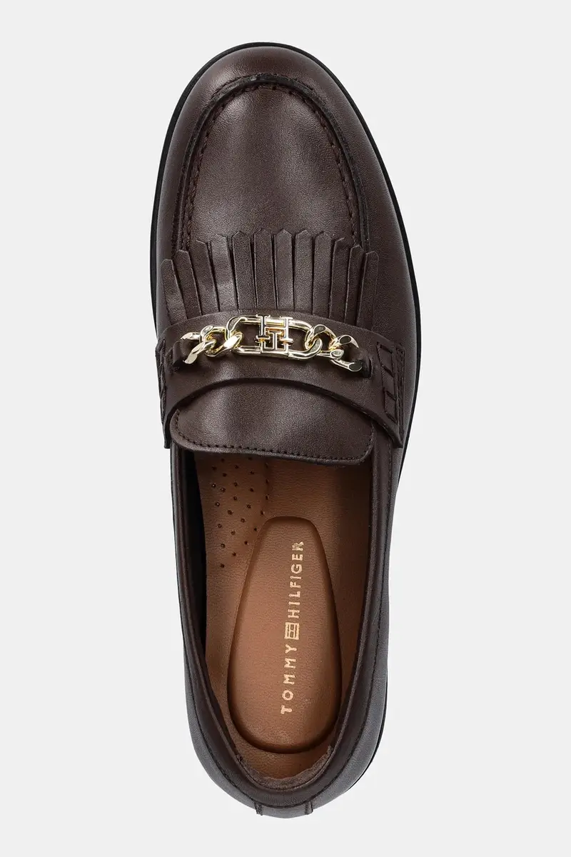 Tommy Hilfiger Mocassini Donna Marrone 3619222 miniatura 4