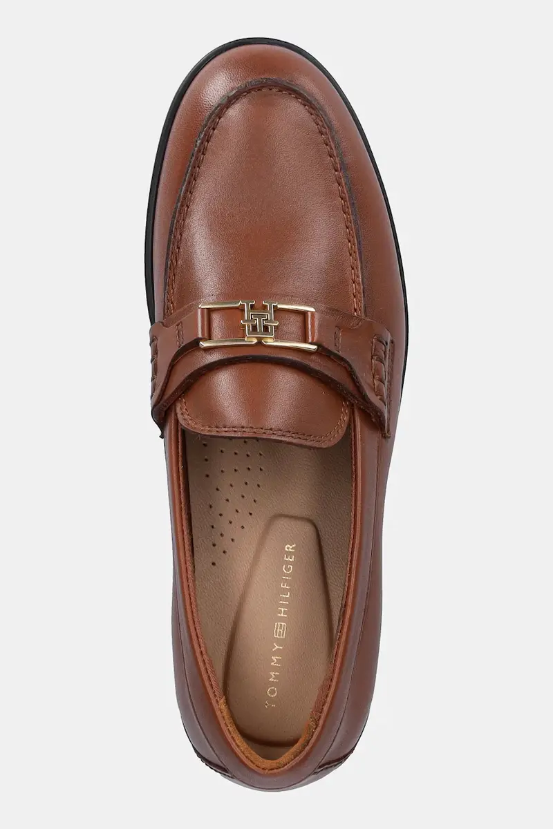Tommy Hilfiger Mocassini Donna Marrone 3250284 miniatura 4