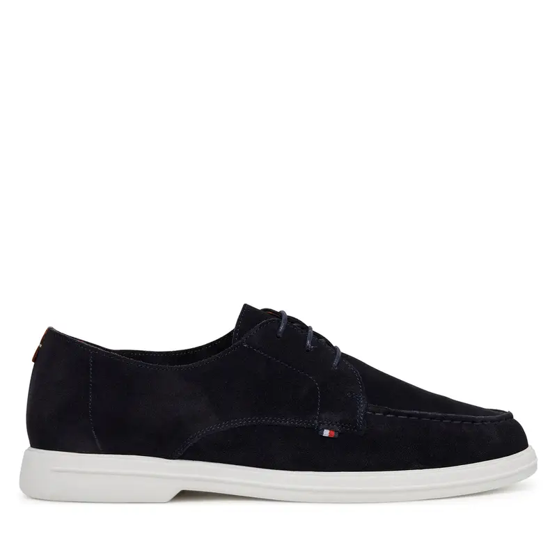 Mocassini Tommy Hilfiger Moc T Derby FM0FM05495 Blu scuro