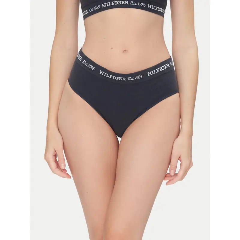 Mutande classiche a vita alta UW0UW05724 Blu scuro