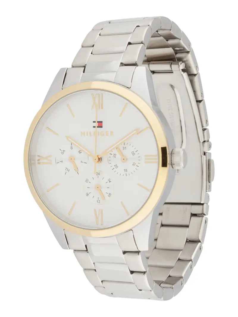 Orologio analogico 'CAMILLE' oro / argento / bianco