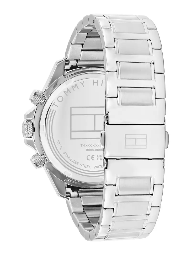 Orologio analogico CLARK navy / argento / bianco miniatura 3