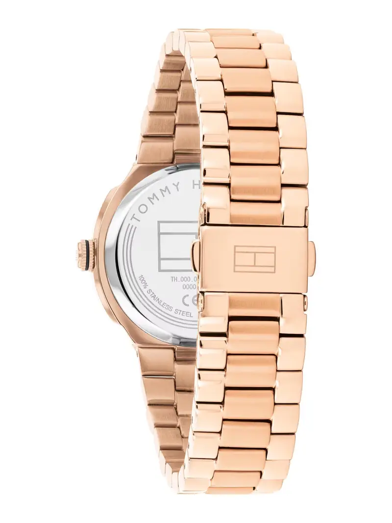 Orologio analogico GEORGIA oro rosé / nero Oro rosé miniatura 3