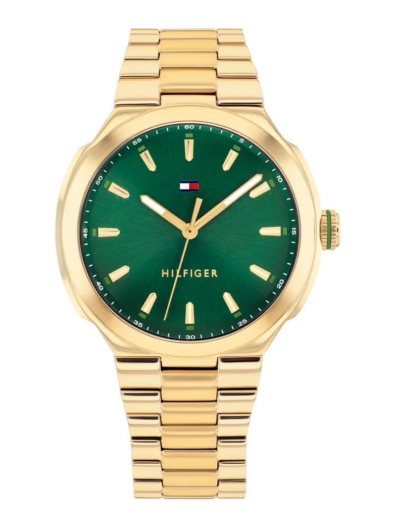 Orologio analogico GEORGIA oro / verde scuro