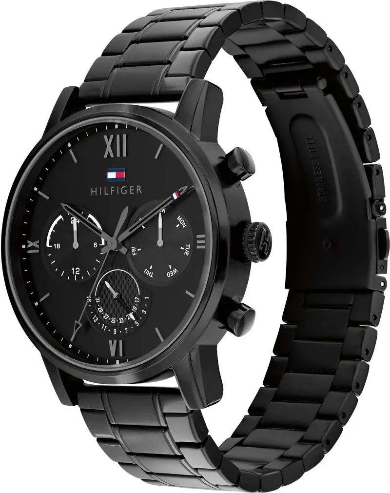 Orologio analogico nero miniatura 3