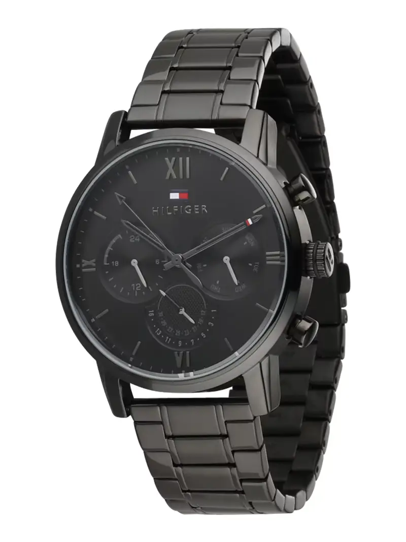 Orologio analogico nero