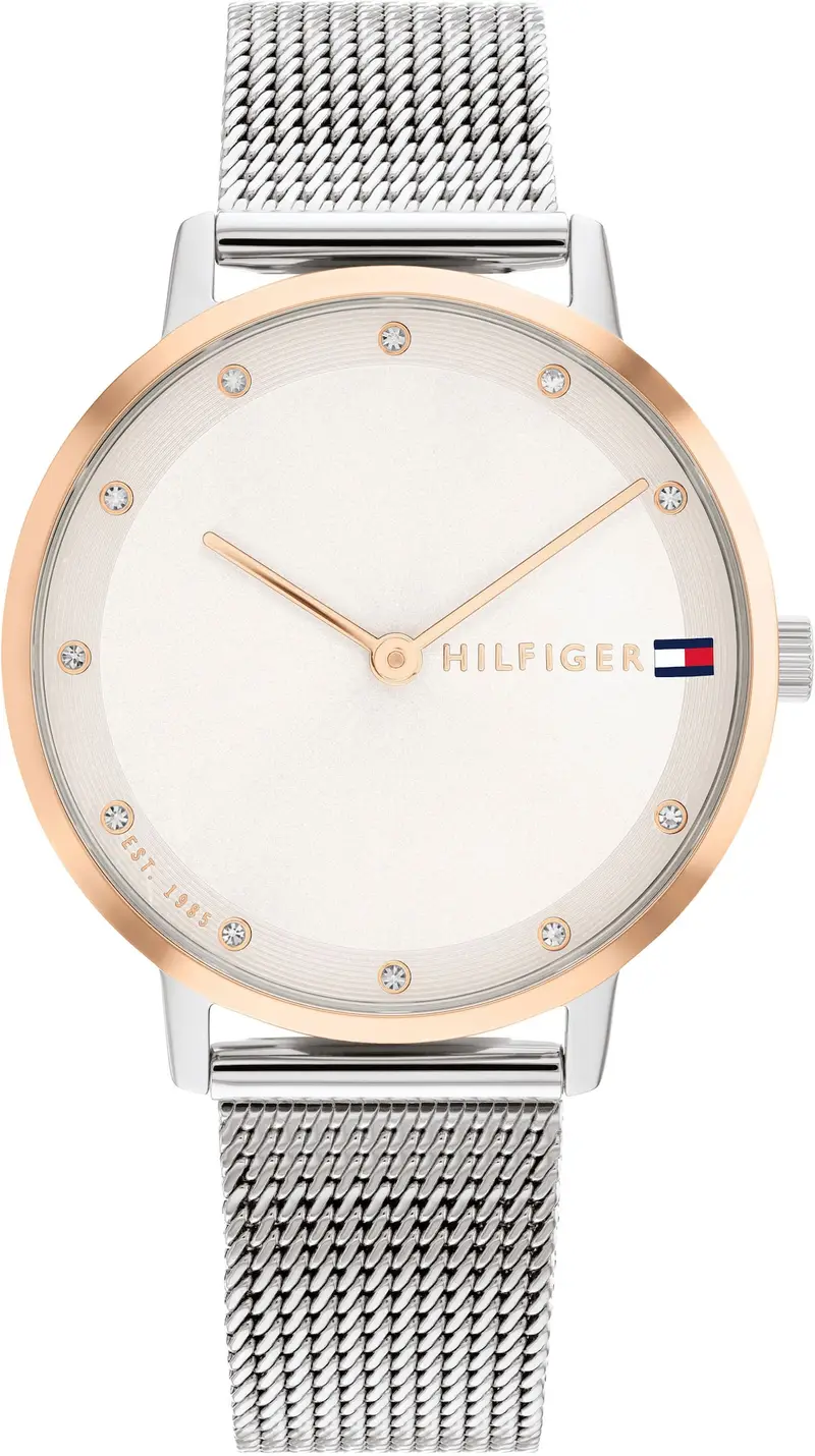 TOMMY HILFIGER Orologio analogico oro / argento / bianco miniatura 2