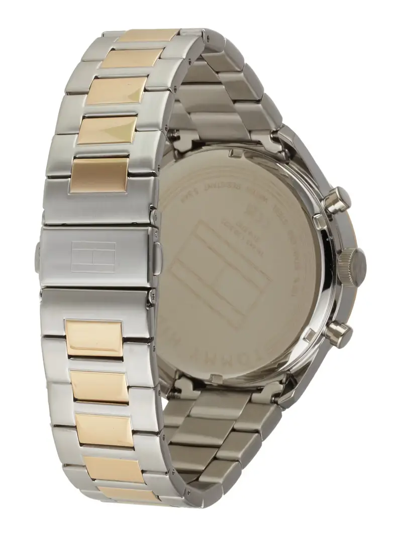 Orologio analogico oro / nero / argento miniatura 2