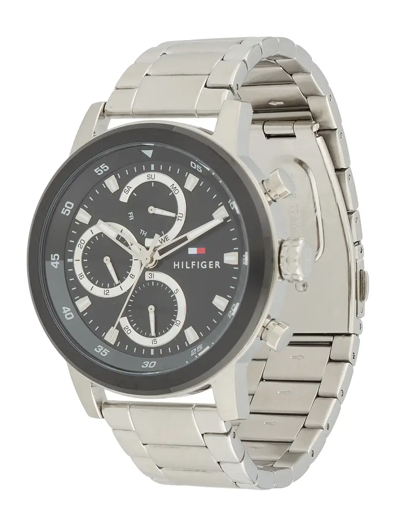 Orologio analogico 'ROCKY' nero / argento