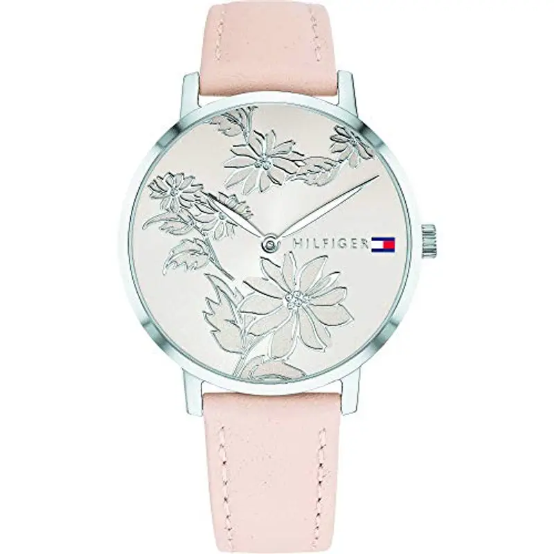 Tommy Hilfiger Orologio Con Movimento Al Quarzo A Due Lancette da Donna con Cinturino in Pelle Rosato