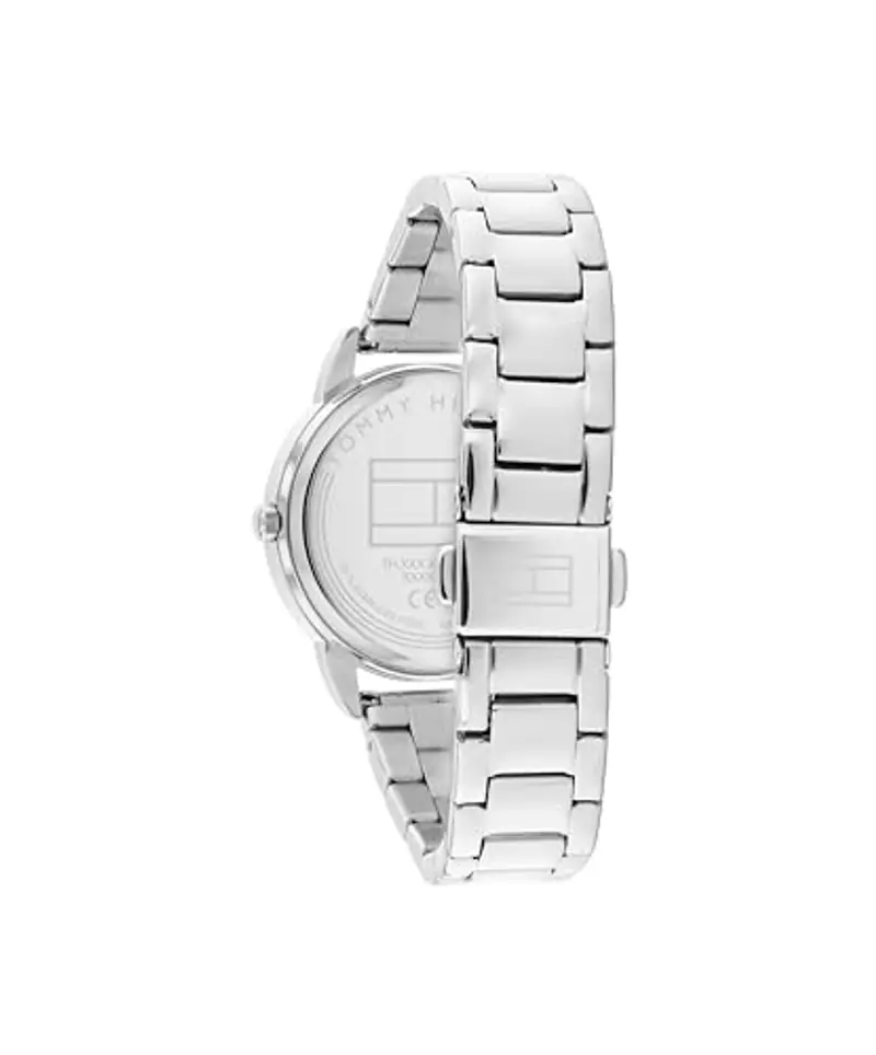 Tommy Hilfiger Orologio con Movimento al Quarzo a Tre Lancetteper i Giovani con Cinturino in Acciaio InossidabileArgentato - 1720045, Silver miniatura 3