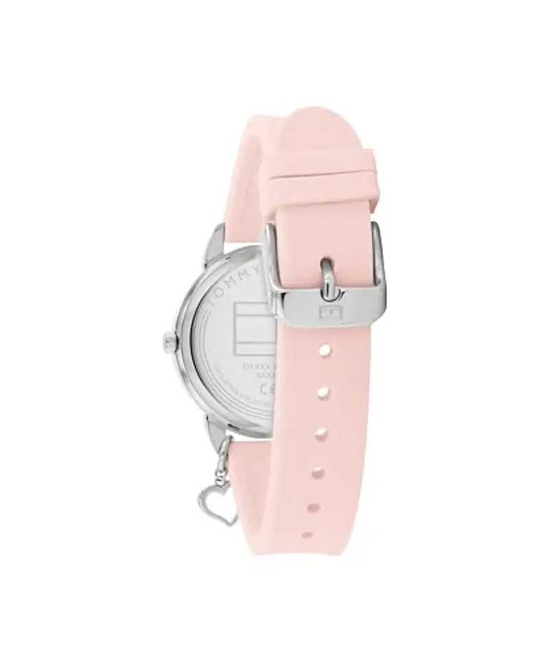 Tommy Hilfiger Orologio con Movimento al Quarzo a Tre Lancetteper i Giovani con Cinturino in Silicone Rosa - 1720044, Blush miniatura 3