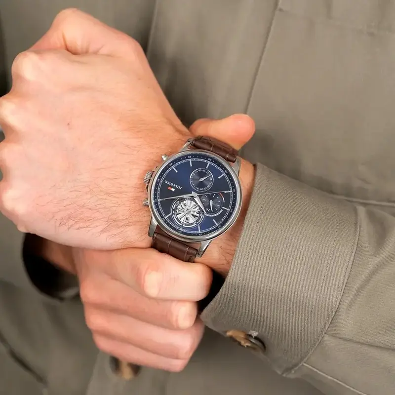 OROLOGIO DA UOMO TOMMY HILFIGER 1710629 Steward Open Heart miniatura 2