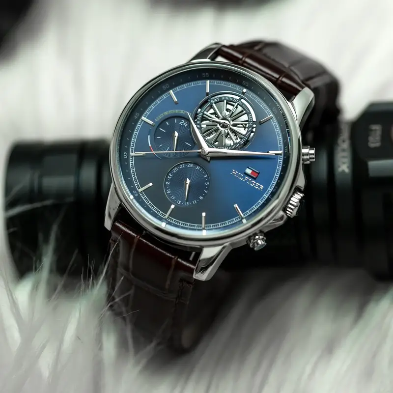 OROLOGIO DA UOMO TOMMY HILFIGER 1710629 Steward Open Heart miniatura 5