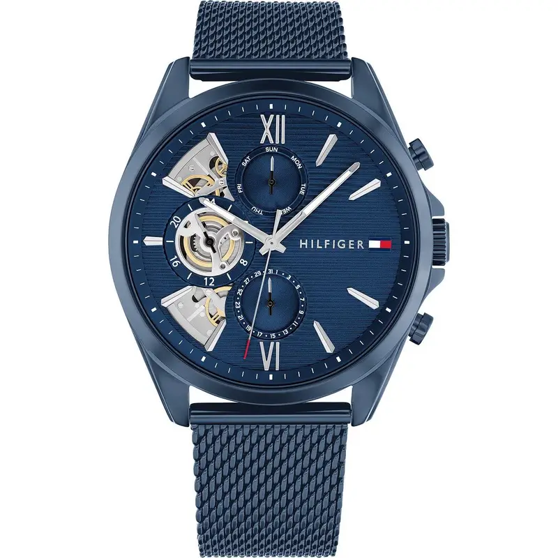 Tommy Hilfiger Orologio da uomo Baker 1710648 blu