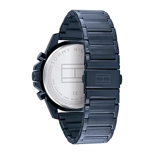 Tommy Hilfiger Orologio Multifunzione Analogico al Quarzo da Uomo con Cinturino in Acciaio Inossidabile o in Silicone miniatura 3