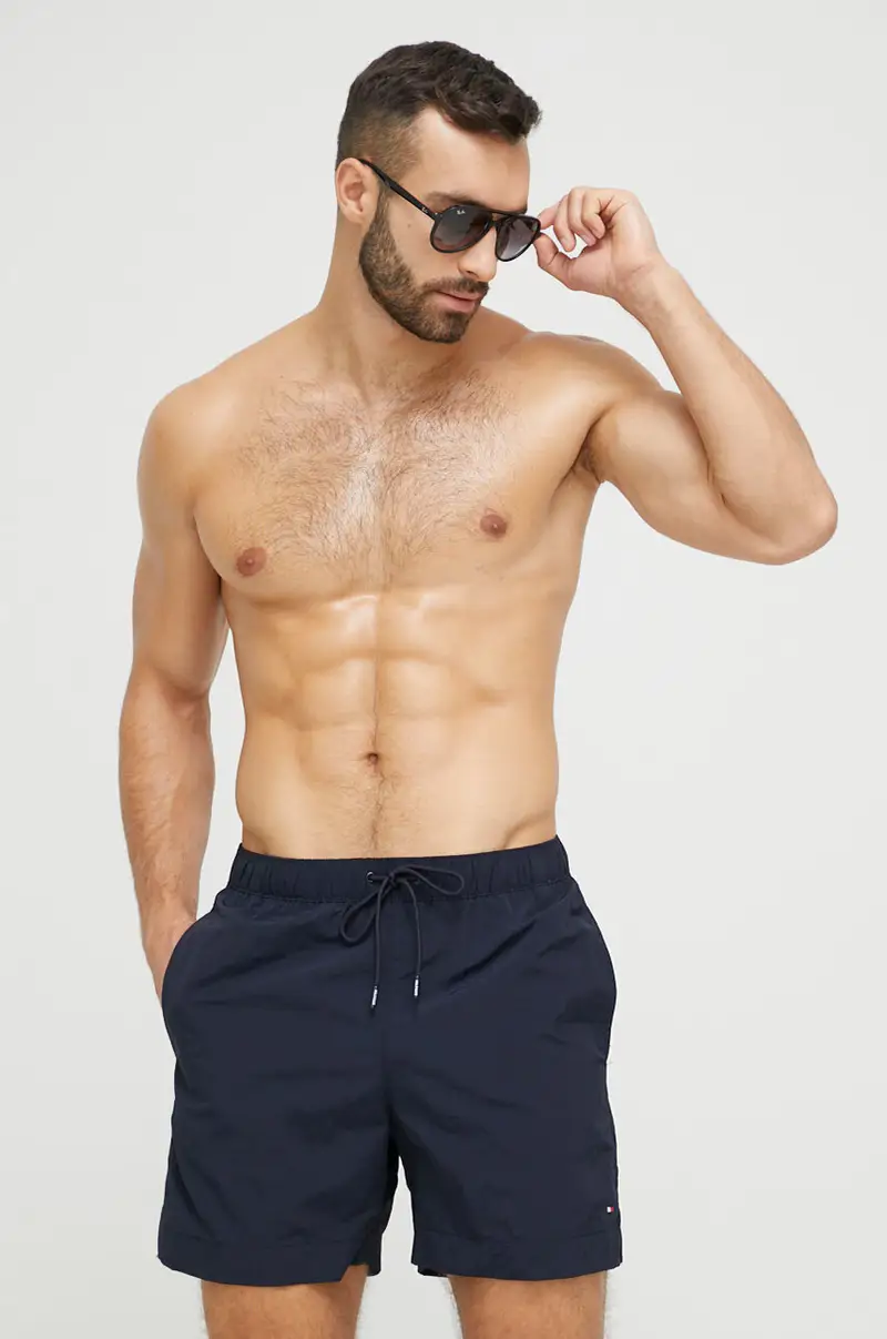 pantaloncini da bagno Blu navy miniatura 3