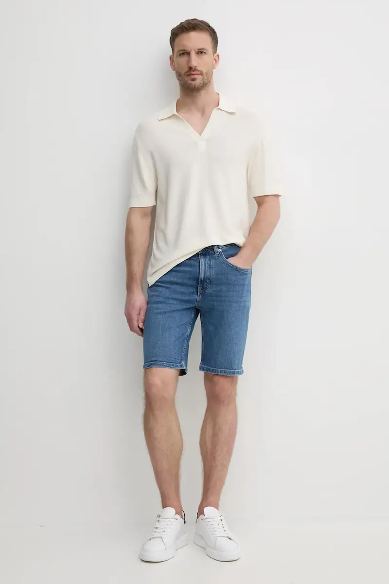 Tommy Hilfiger Jeans Uomo Blu 3312435 miniatura 2