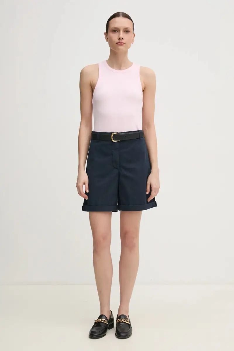 pantaloncini donna colore blu navy WW0WW42457 miniatura 2