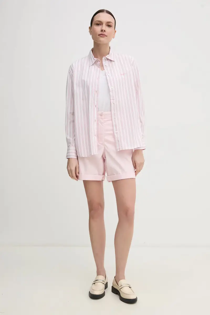 pantaloncini donna colore rosa WW0WW42457 miniatura 2