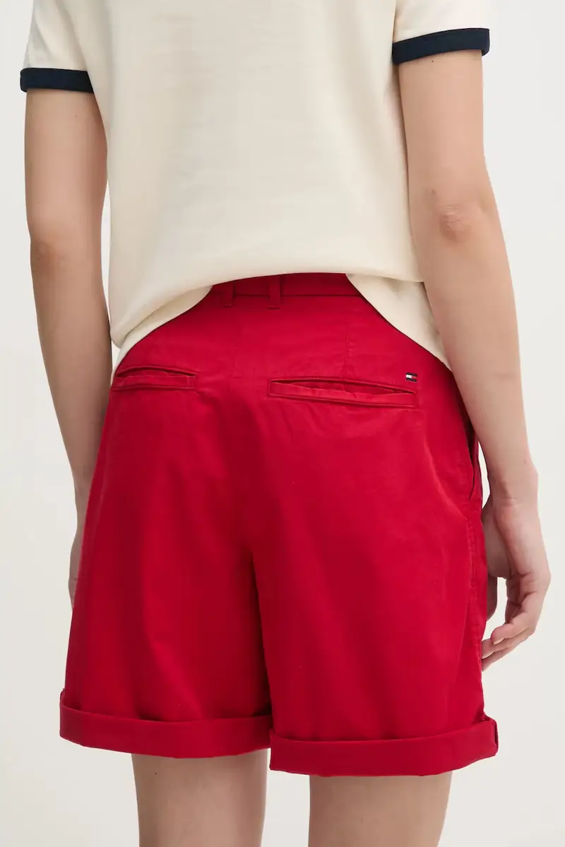 pantaloncini donna colore rosso WW0WW42457 miniatura 3