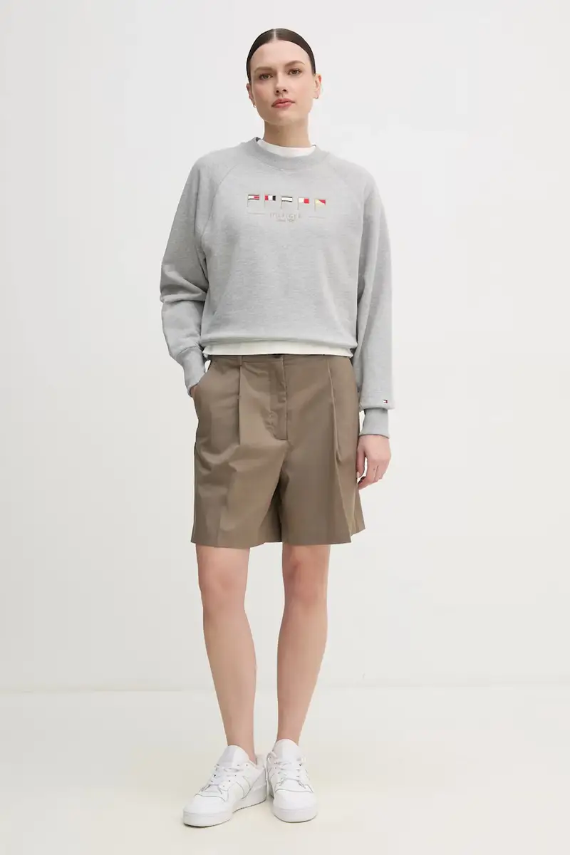 pantaloncini donna colore verde WW0WW44764 miniatura 2