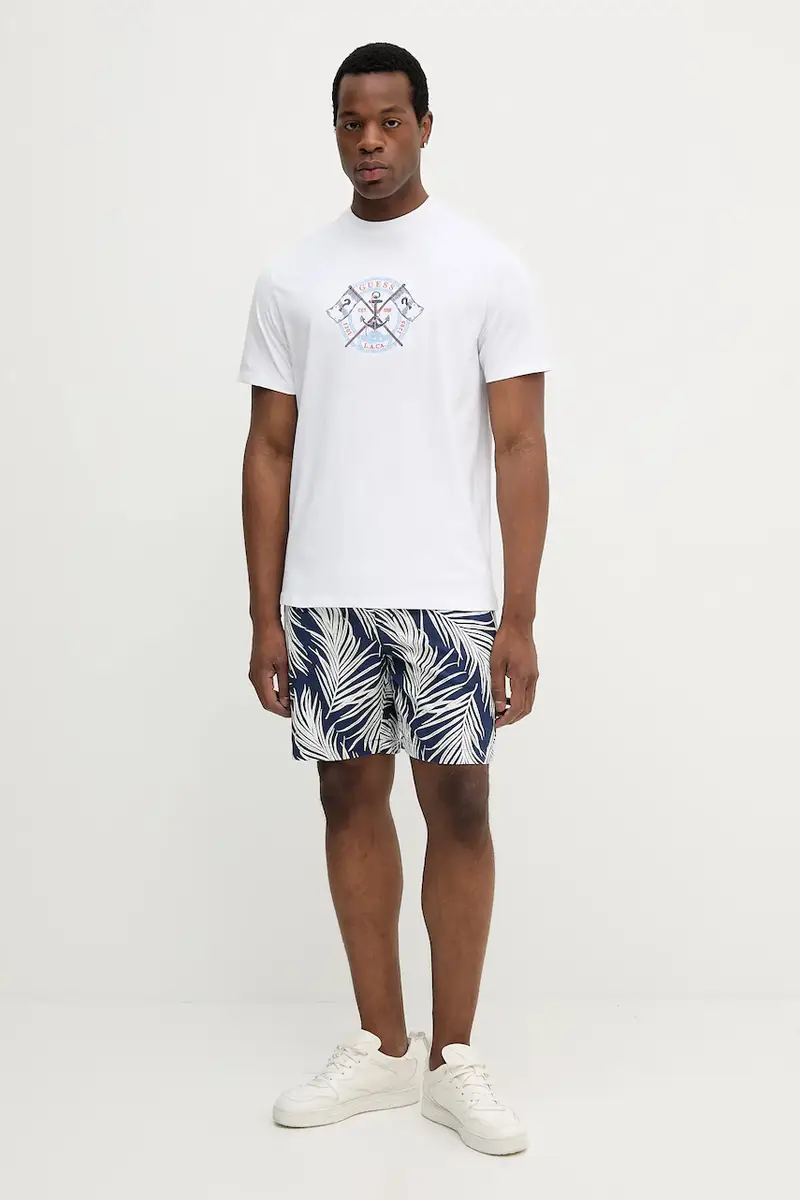 pantaloncini uomo colore blu navy MW0MW40625 miniatura 2