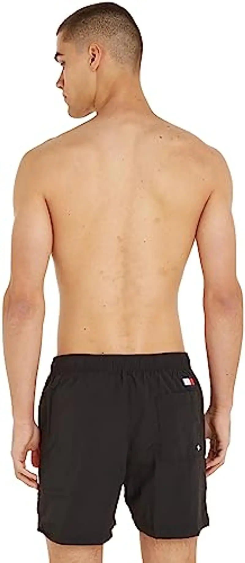 Tommy Hilfiger Pantaloncino da Bagno Uomo SF Medium Drawstring Lunghezza Media, Nero (Black), L miniatura 2