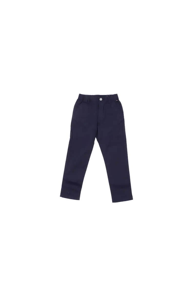 Pantalone Bambino TOMMY HILFIGER Navy Emb flag woven worker pant