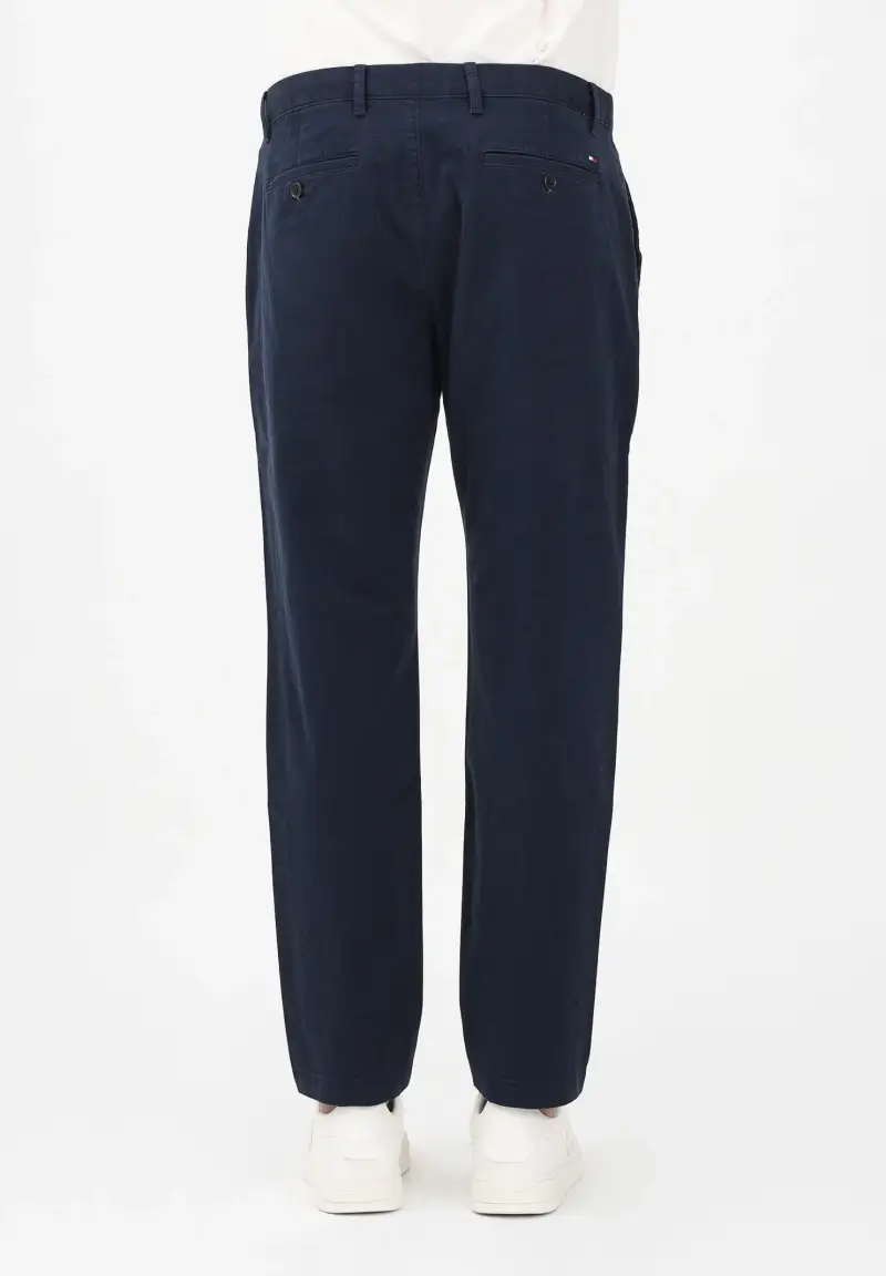 Pantalone blu da uomo miniatura 3