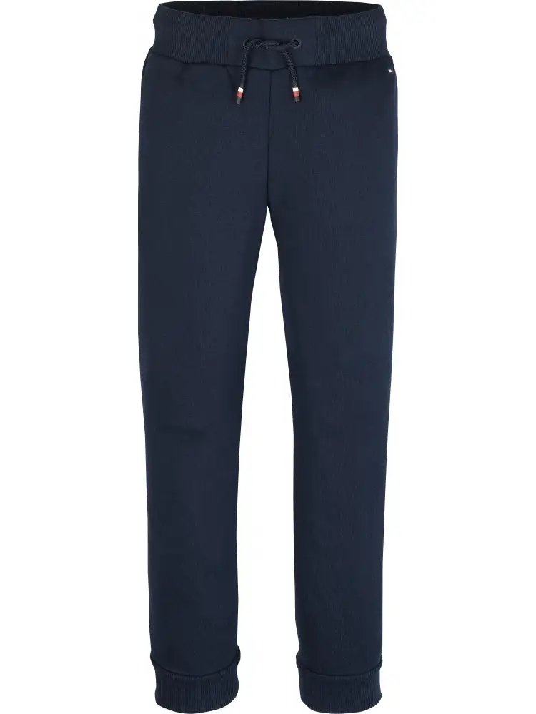 pantalone blu navy bambino tuta in cotone logo sul retro