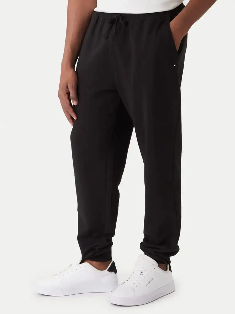 pantalone di tuta nero uomo mini logo