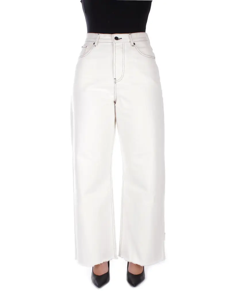 Pantalone Donna TOMMY HILFIGER Ecru Slouchy rw