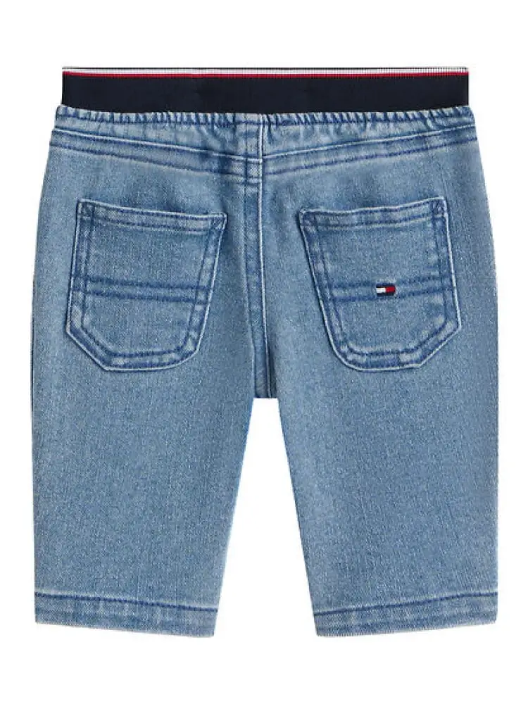 pantalone in denim neonato mini logo miniatura 2