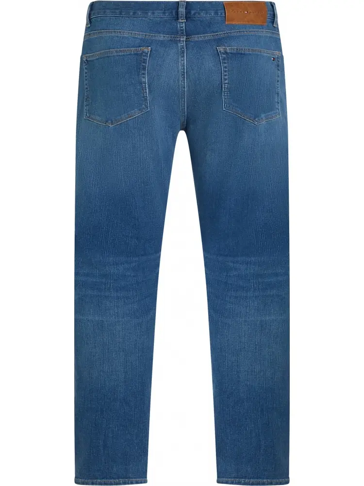 pantalone in denim uomo medium in cotone patch logo sul retro miniatura 2