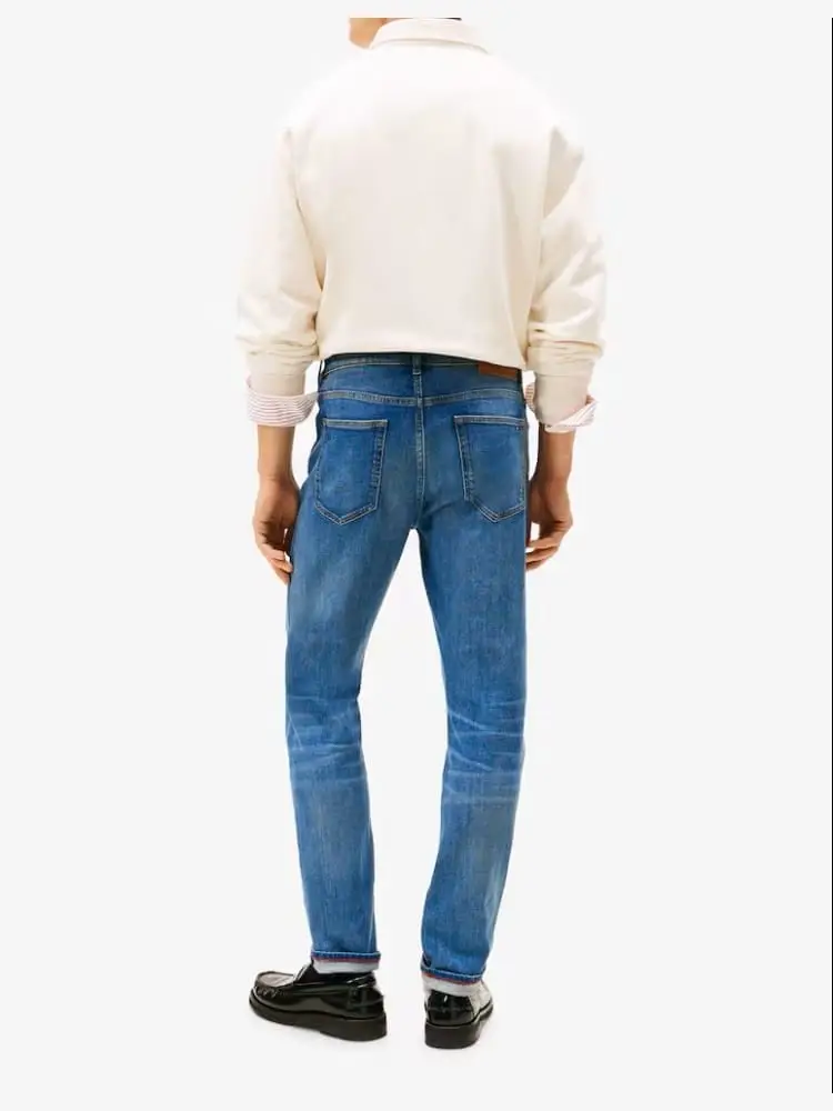 pantalone in denim uomo mini logo miniatura 2