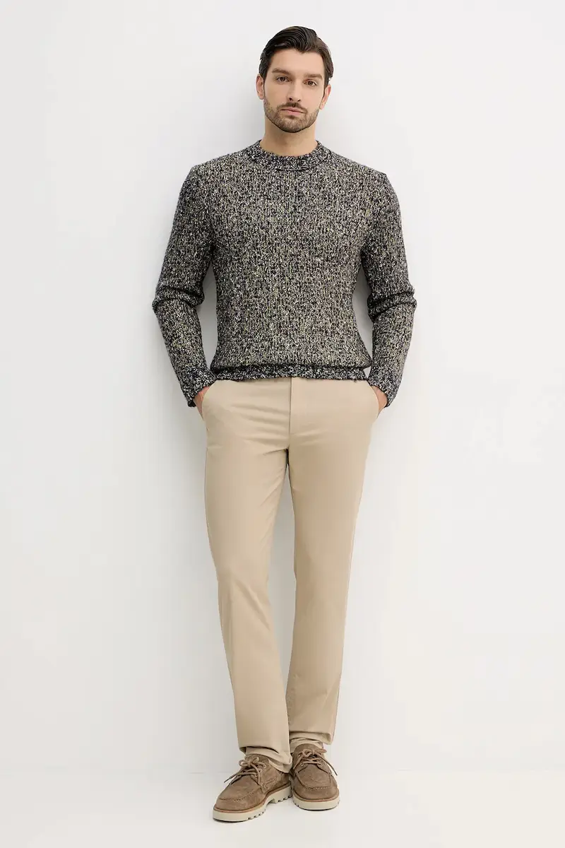 pantaloni Beige miniatura 2