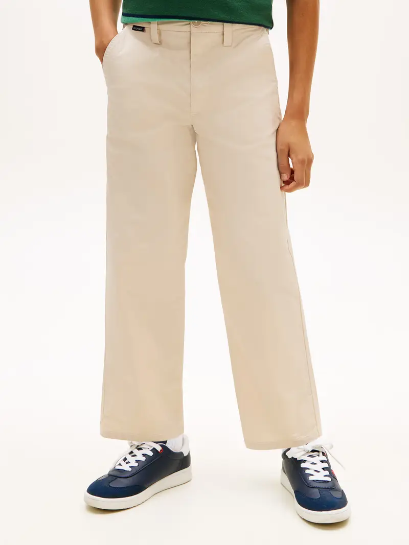 Pantaloni beige miniatura 2