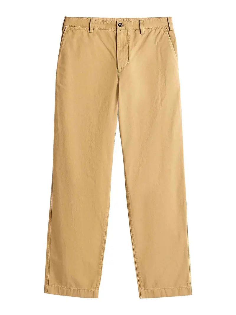 Pantaloni chino Cammello