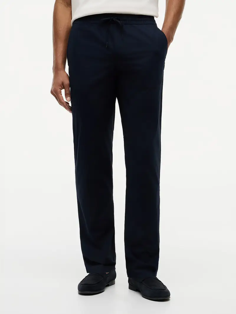 Pantaloni chino Denton navy