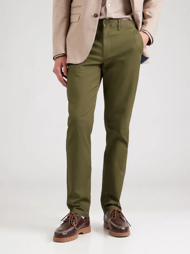 Pantaloni chino DENTON oliva miniatura 2